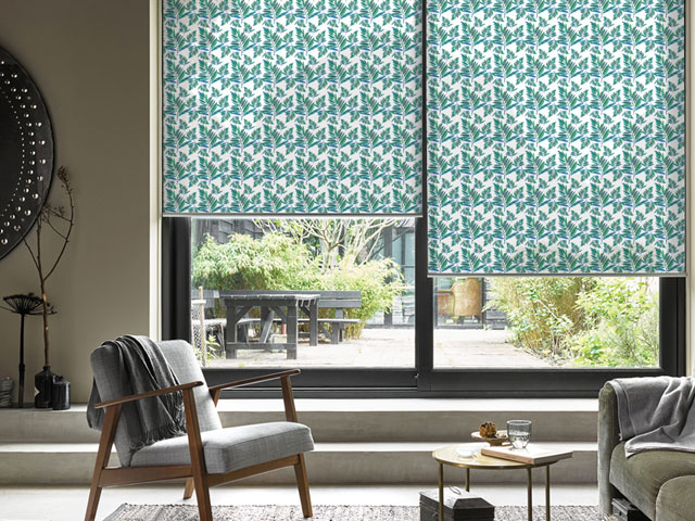 Tela BLUE LEAVES 1721